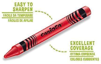 12 צבעי שעווה קריוקה-zrizi toys