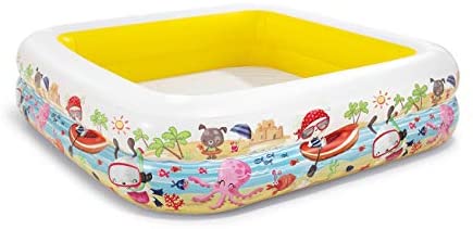 בריכת אינטקס מרובעת עם גגון 1.57×1.57×1.22