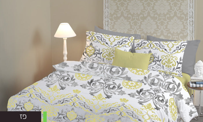 סט מצעים יחיד סאטן אל קמט פז