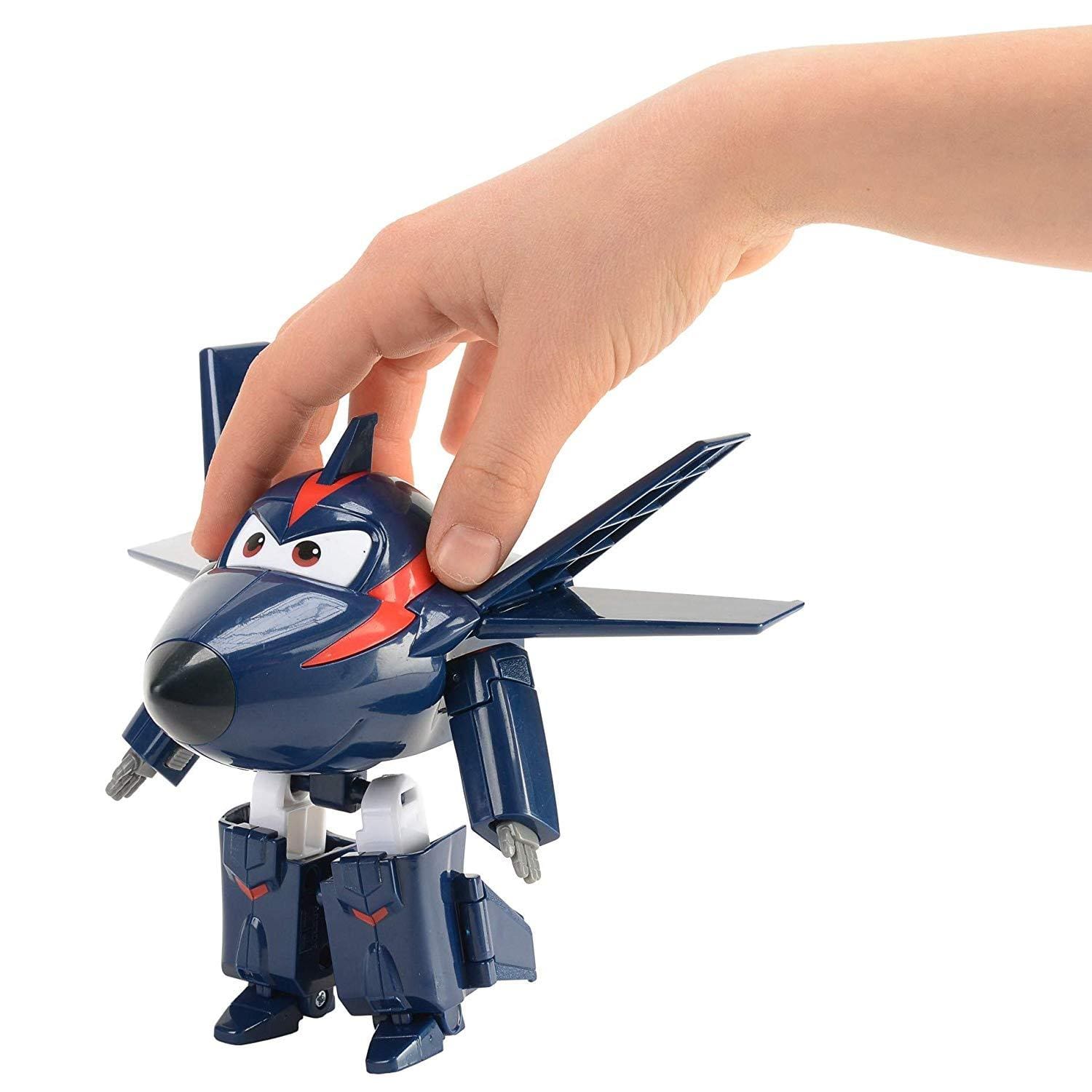 AGENT CHASE מטוס על רובוטריק גדול-zrizi toys