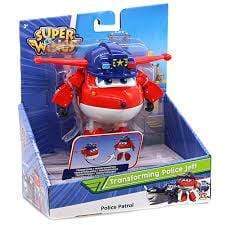 Police JET מטוס על רובוטריק גדול-zrizi toys