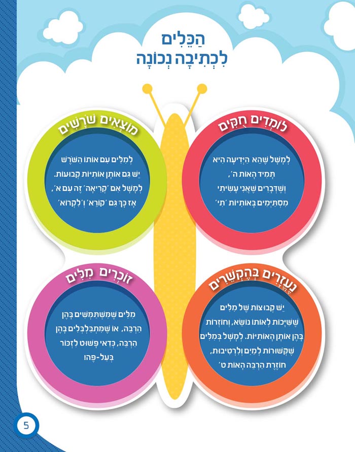 חוברת עבודה איות בלי טעות