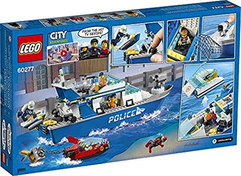 לגו סיטי 60277 ספינת משטרה