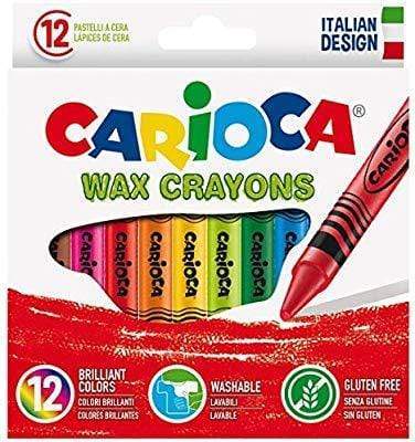 12 צבעי שעווה קריוקה-zrizi toys