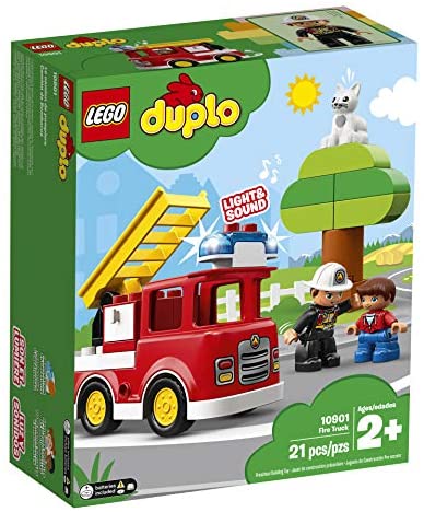 לגו דופלו 10901 משאית כיבוי אש