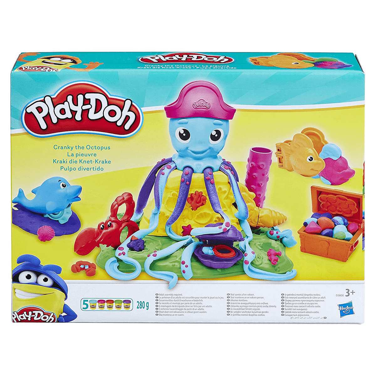 בצק לילדים פליידו play doh תמנון