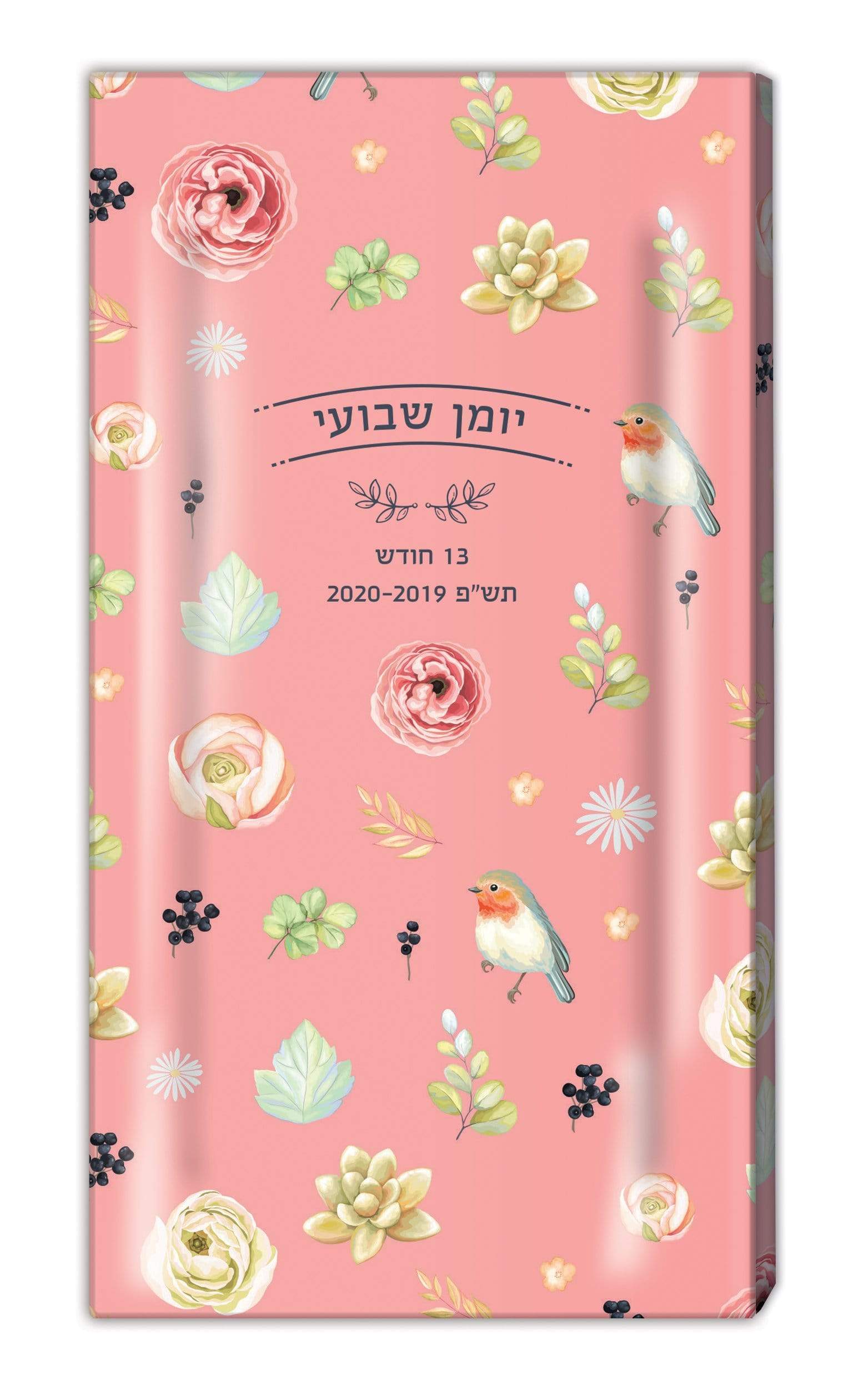 יומן שבועי 9×17 רוני רפפורט ורוד-zrizi toys