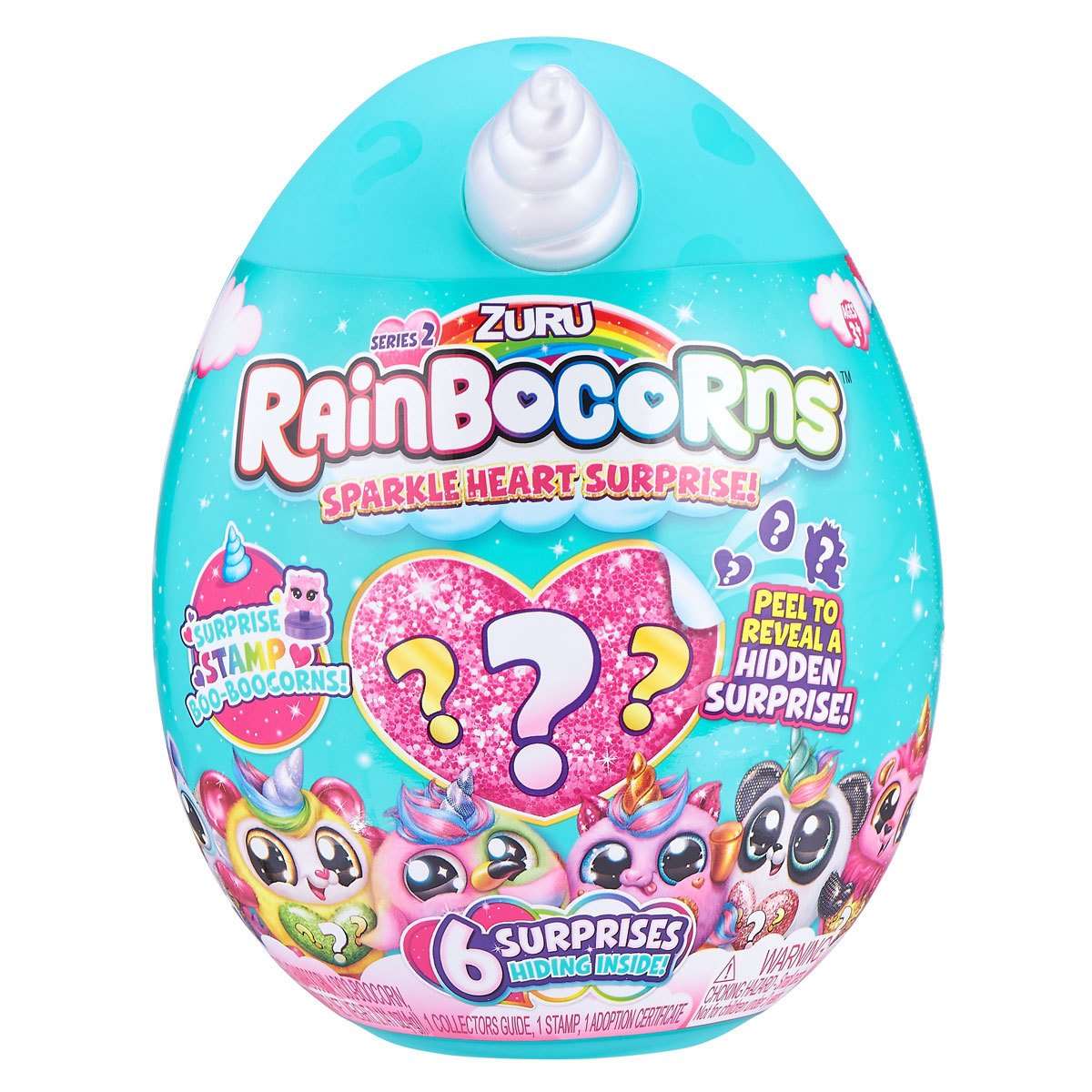 RAINBOCORNS בובת חד קרן מקורי ביצה קטנה