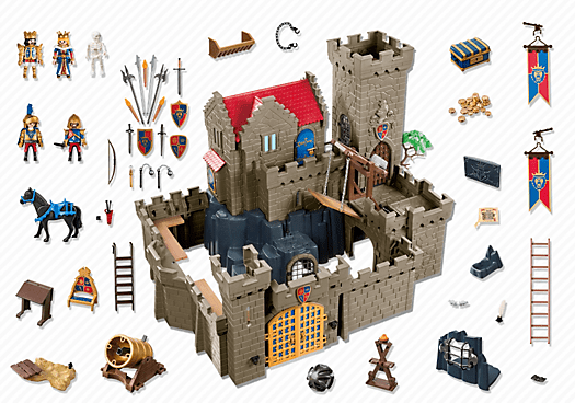פליימוביל 6000 מבצר אבירים ענק-zrizi toys