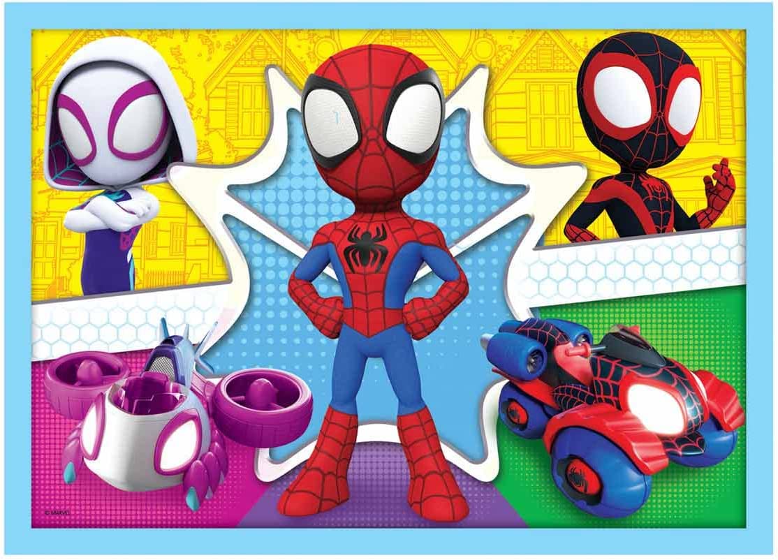 פאזל ספיידי סט 4 פאזלים