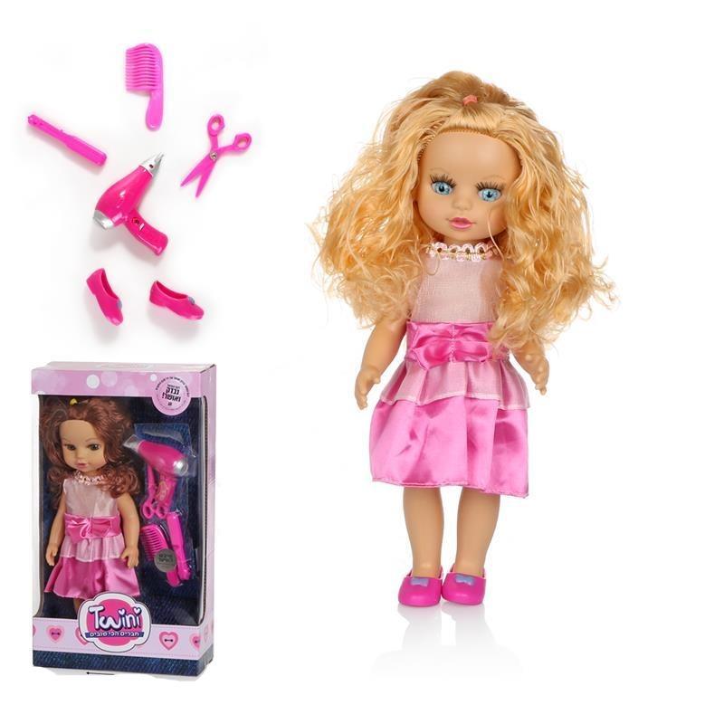 בובת ילדה עם מייבש שיער-zrizi toys