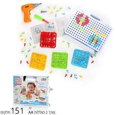 משחק מברגה 151 חלקים-zrizi toys