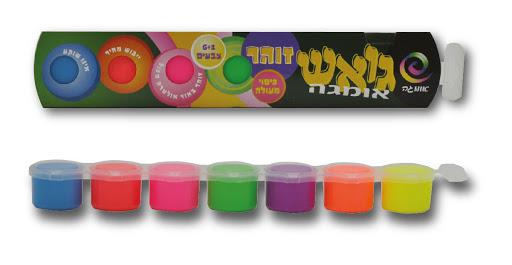 צבעי גואש זוהרים אומגה-zrizi toys