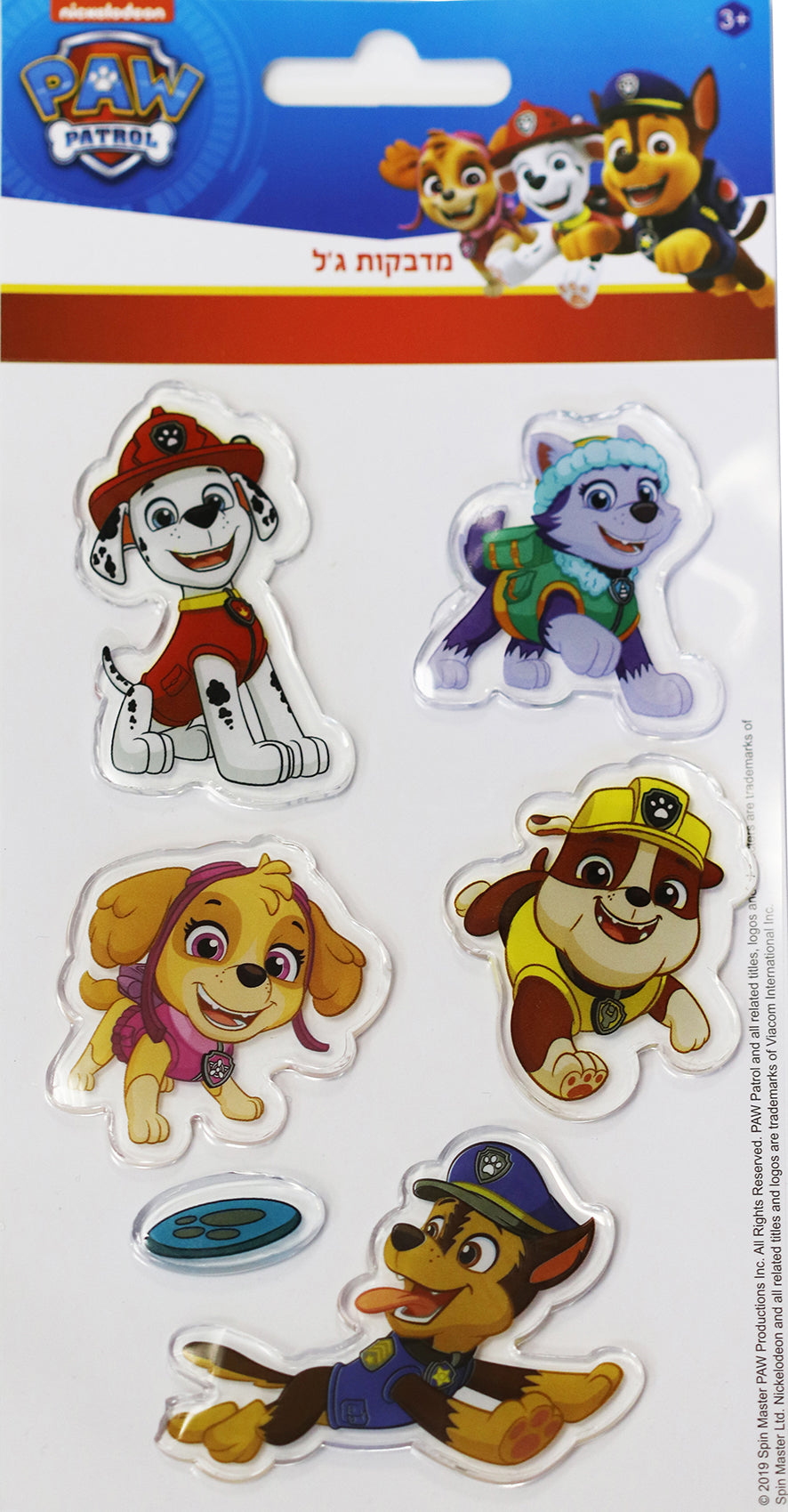 מדבקות ג'לי מפרץ ההרפתקאות