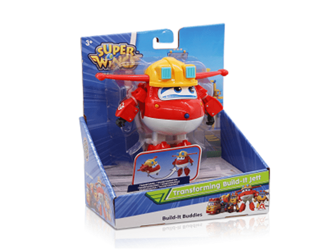 Build it JET מטוס על רובוטריק גדול-zrizi toys