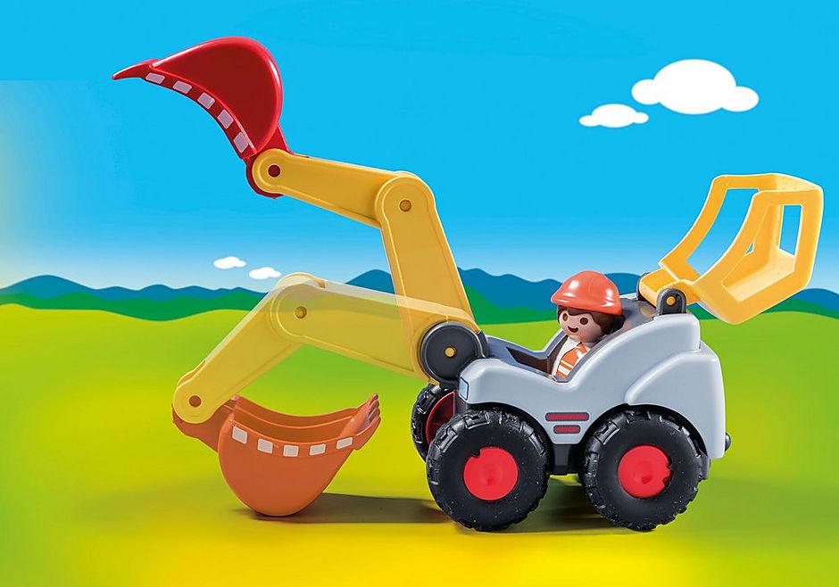 פליימוביל 70125 דחפור לגיל הרך - zrizi toys