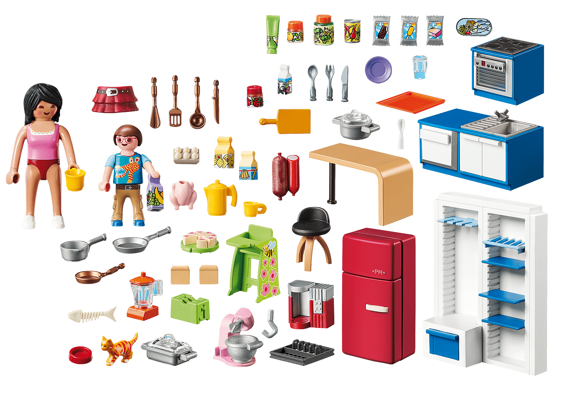 פליימוביל 70206 בית בובות מטבח משפחתי - zrizi toys