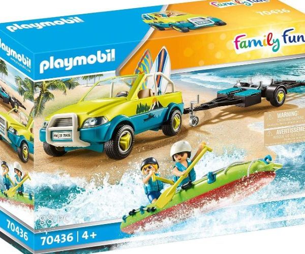 פליימוביל רכב חוף עם קאנו דגם 70436