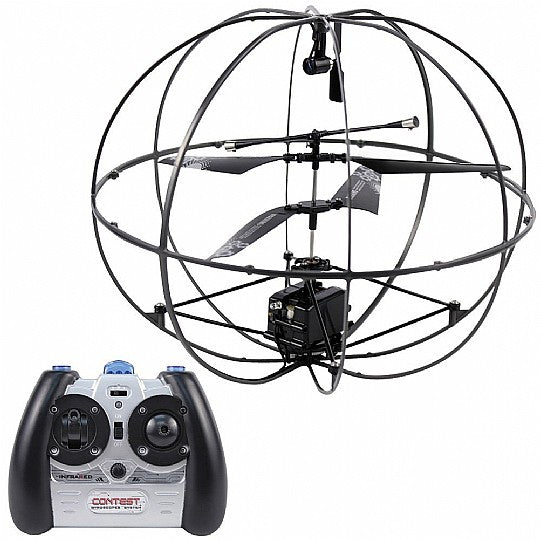 סקיי רובוטיק מסוק על שלט עם מגן