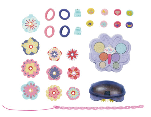 ראש בובה איכותי עם איפור ואבזירי שיער בייבי בורן