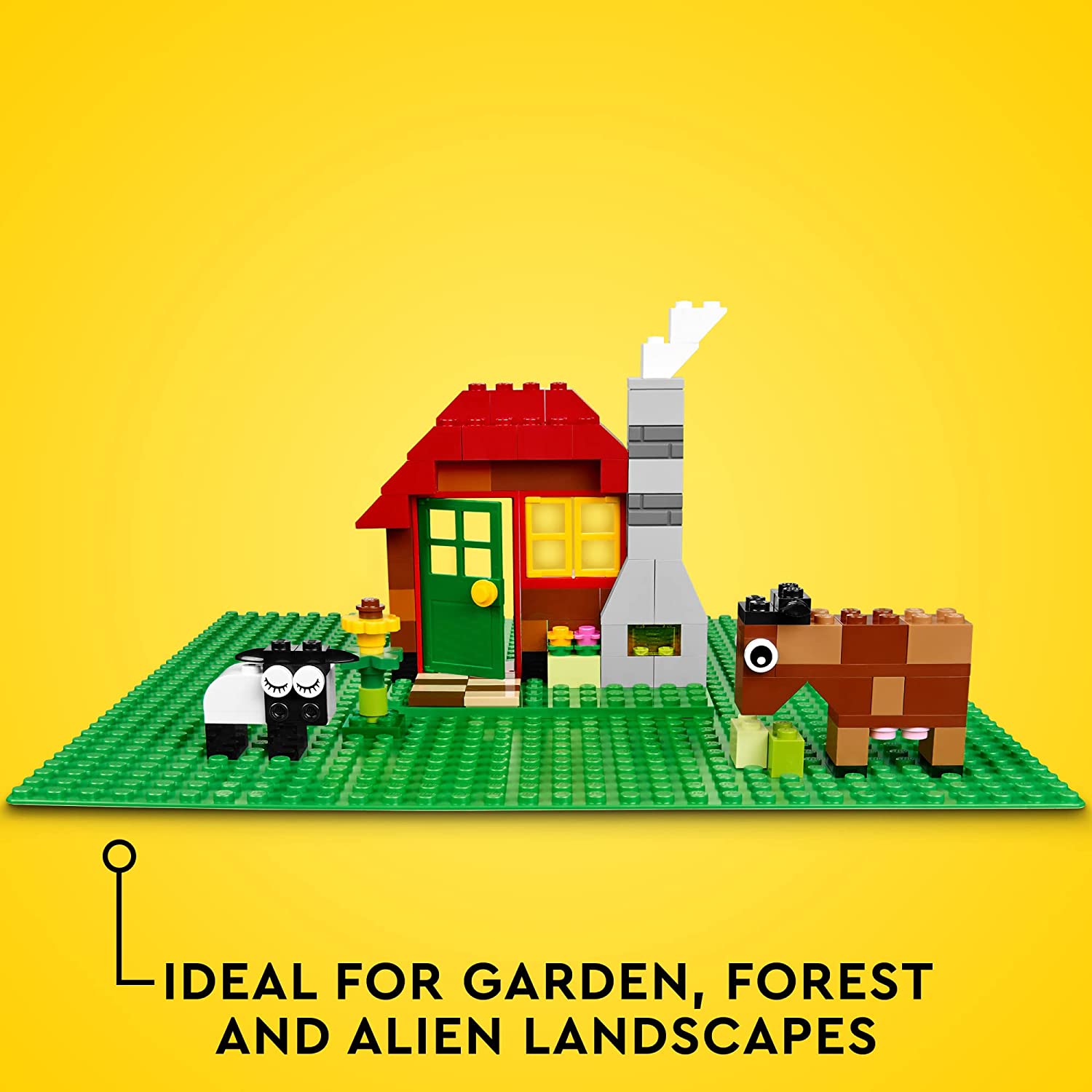 משטח לגו ירוק 11023