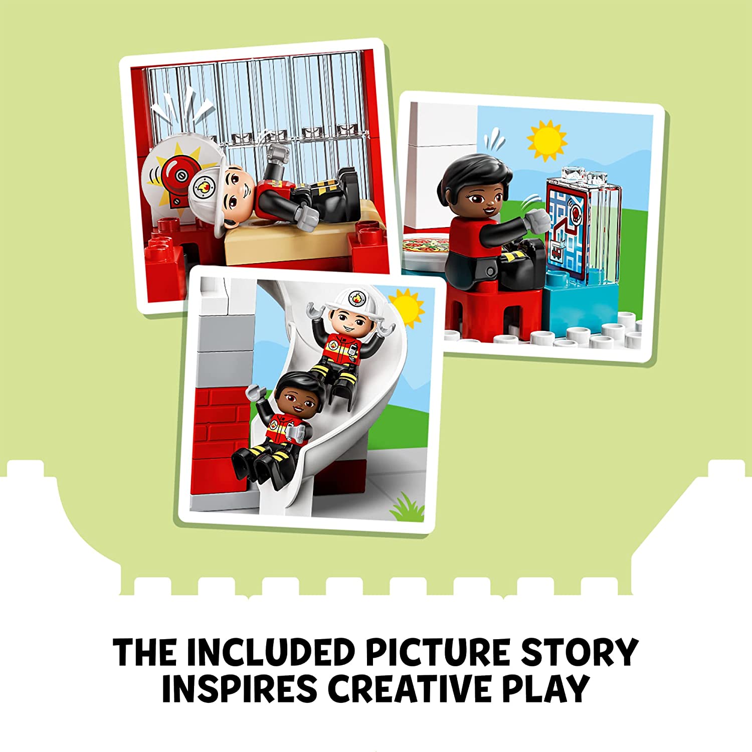 לגו 10970 דופלו תחנת כיבוי