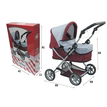 עגלה לבובה מפוארת ואיכותית