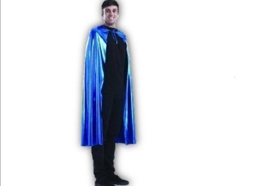 גלימת ילדים מטאלית זהב/כסף/כחול-zrizi toys