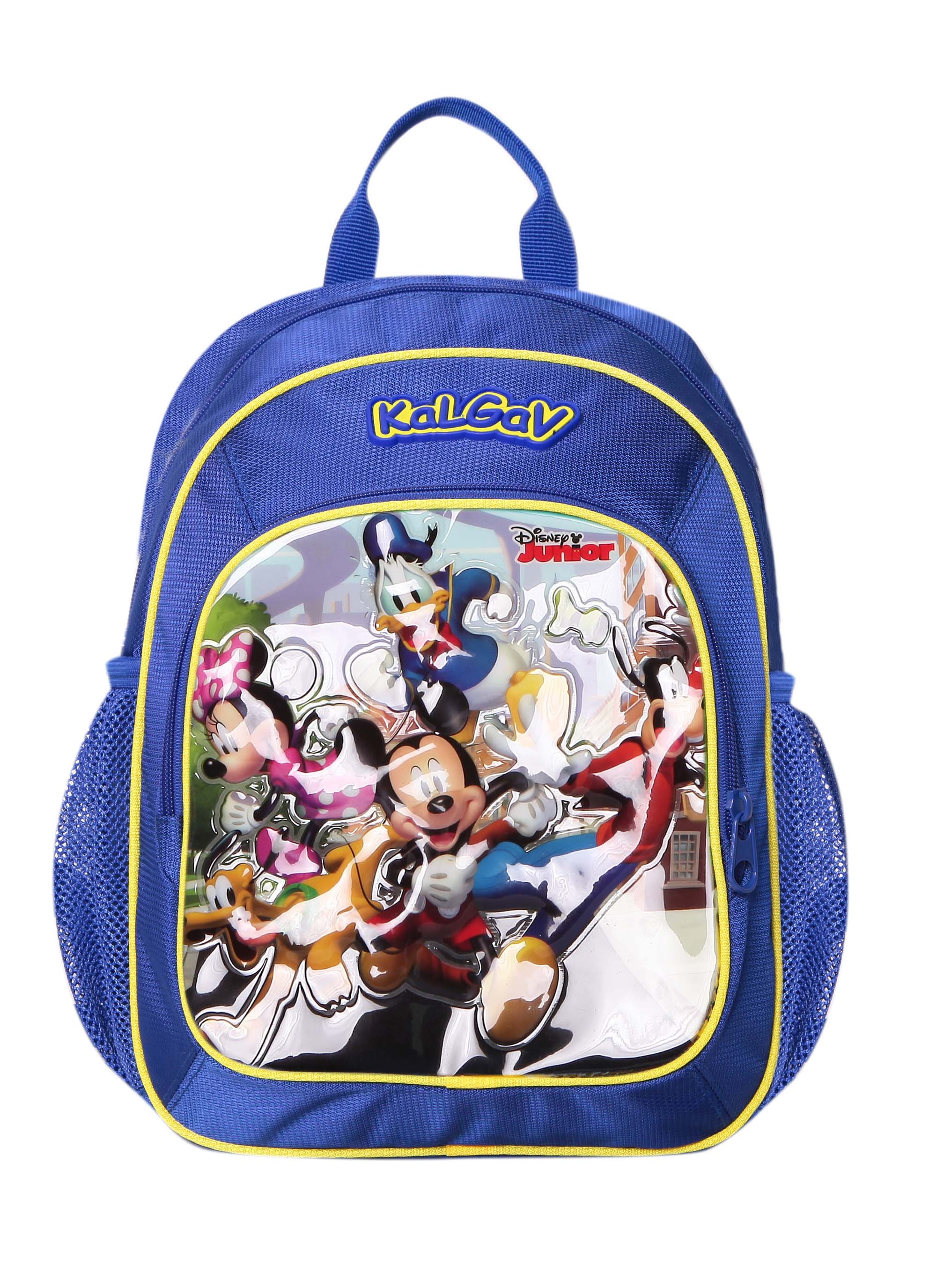 תיק גן קל גב מיקי מאוס כחול צהוב