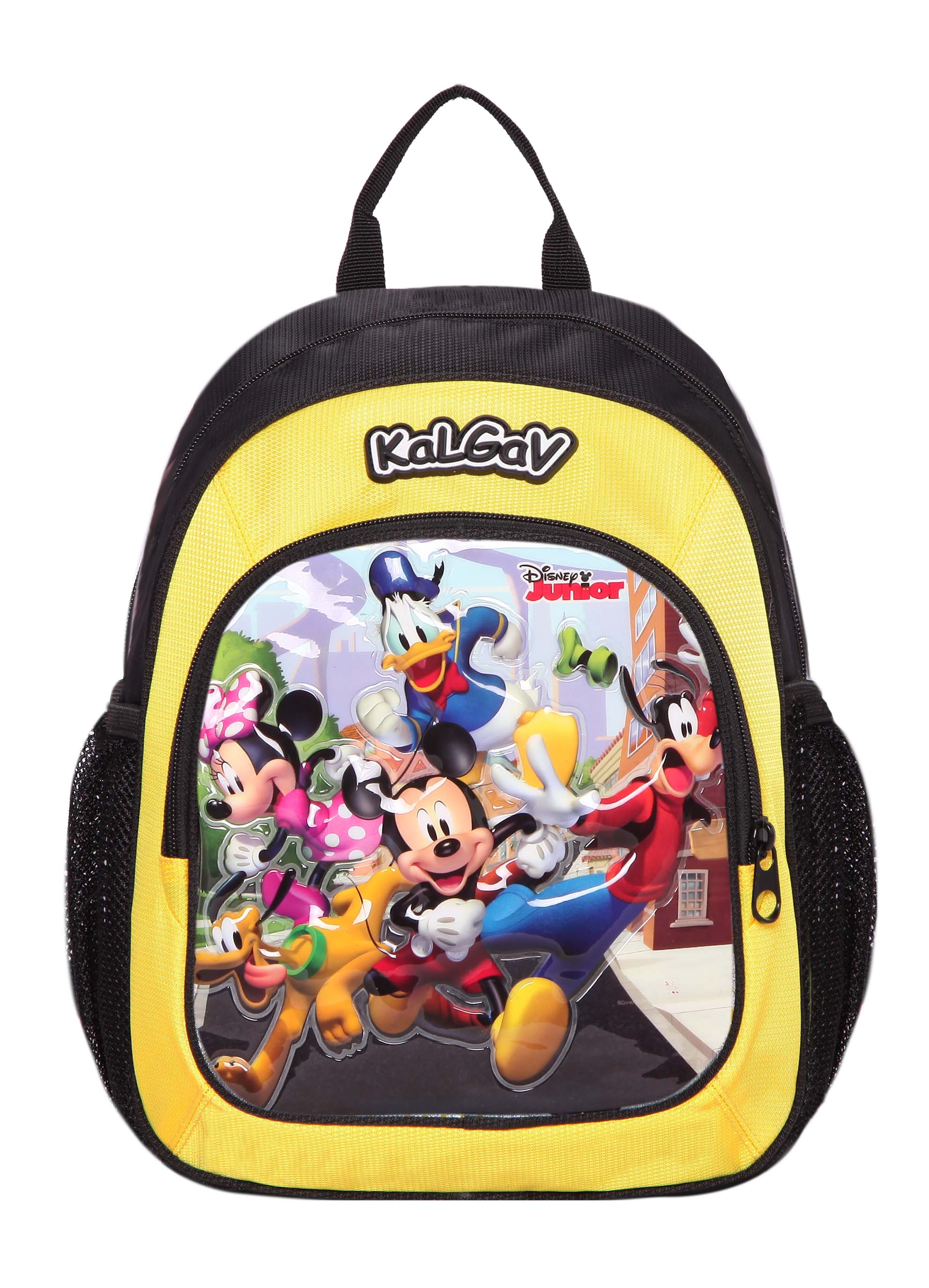 תיק גן קל גב מיקי מאוס שחור צהוב