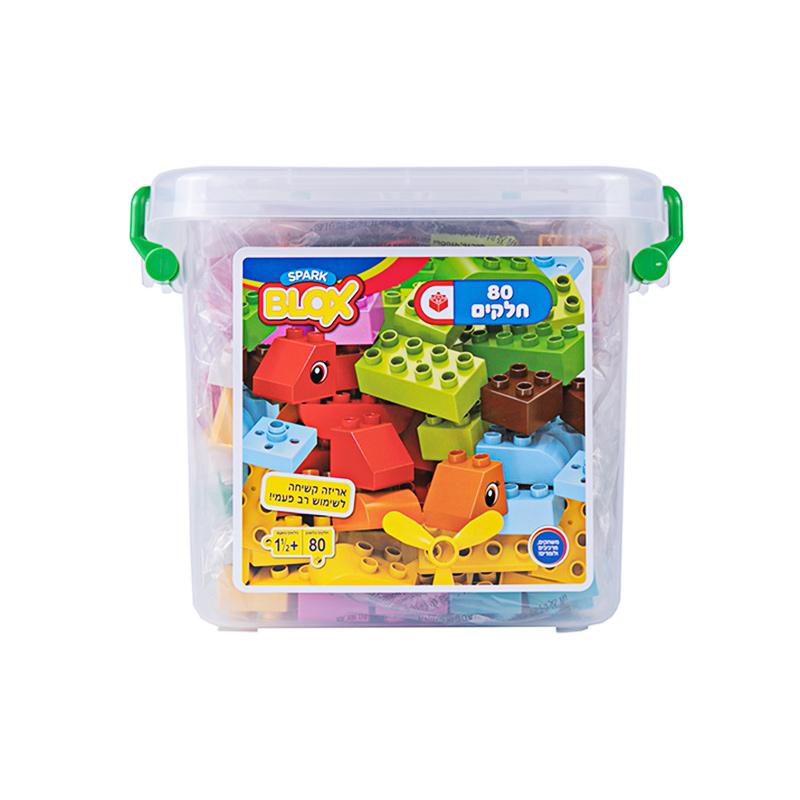 לגו תואם דופלו 80 חלקים - zrizi toys