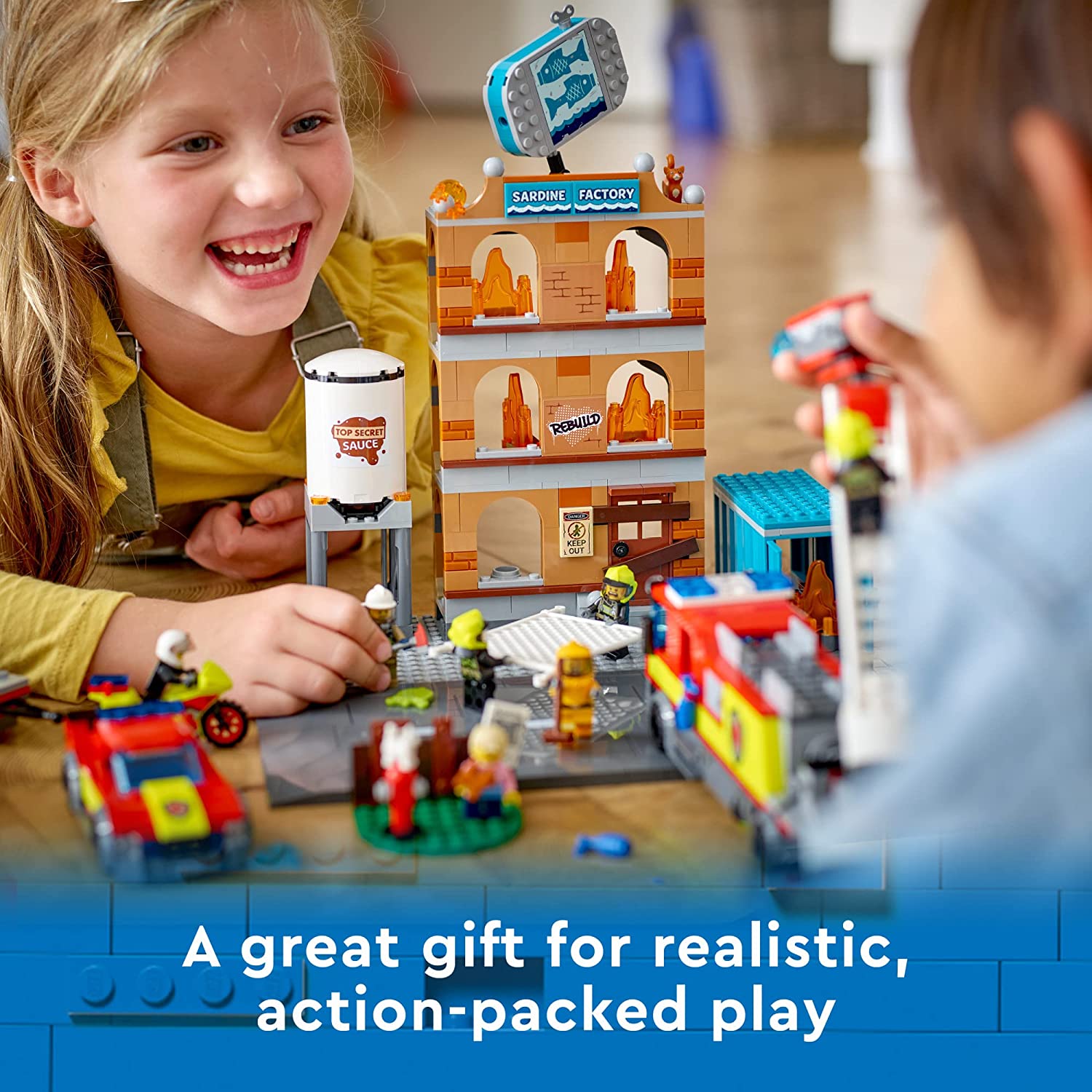 לגו סיטי 60321 כיבוי אש