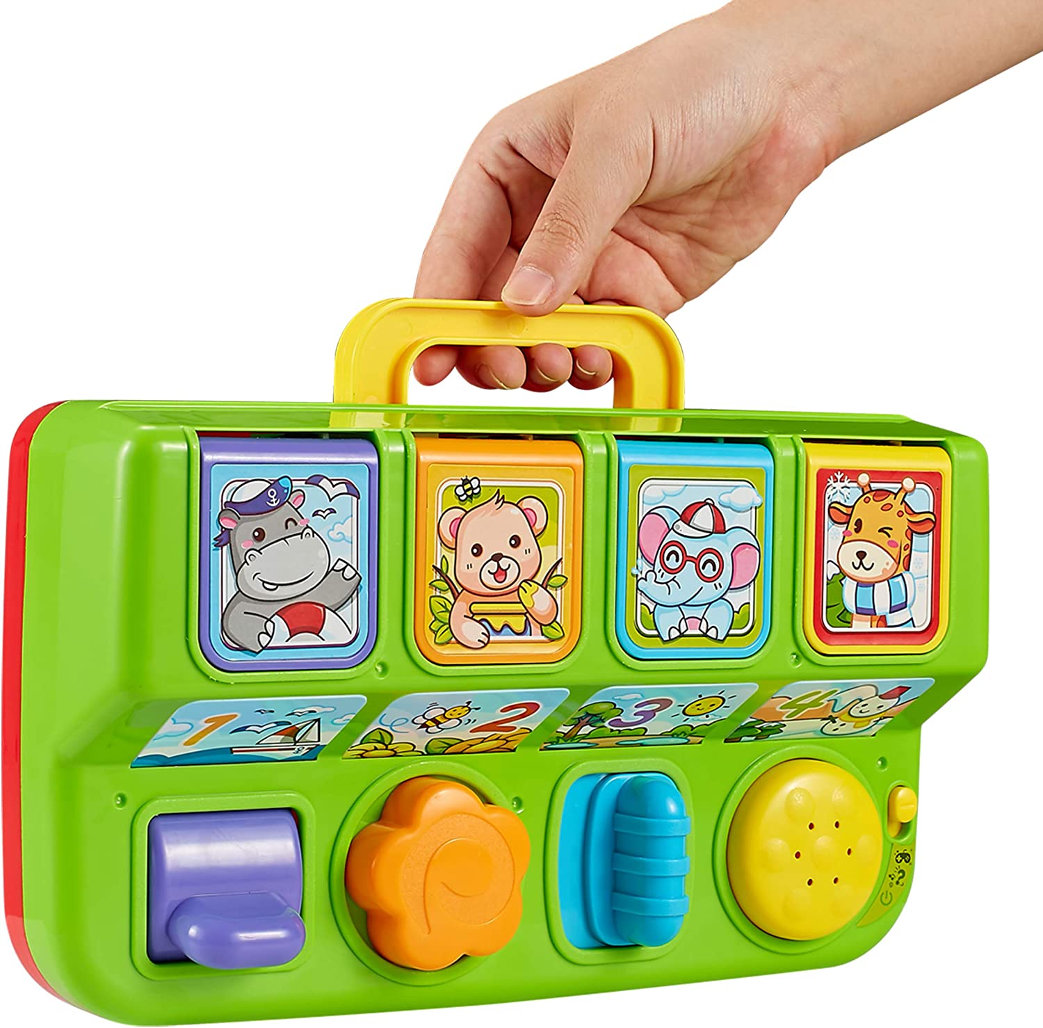 פעלולון חיות קופצות מנגן ומשמיע קולות