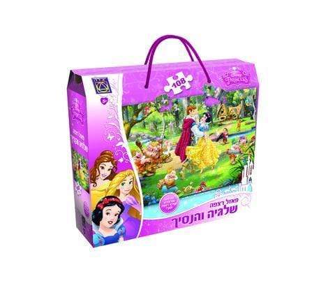 פאזל רצפה שילגיה והנסיך 108 חלקים-zrizi toys