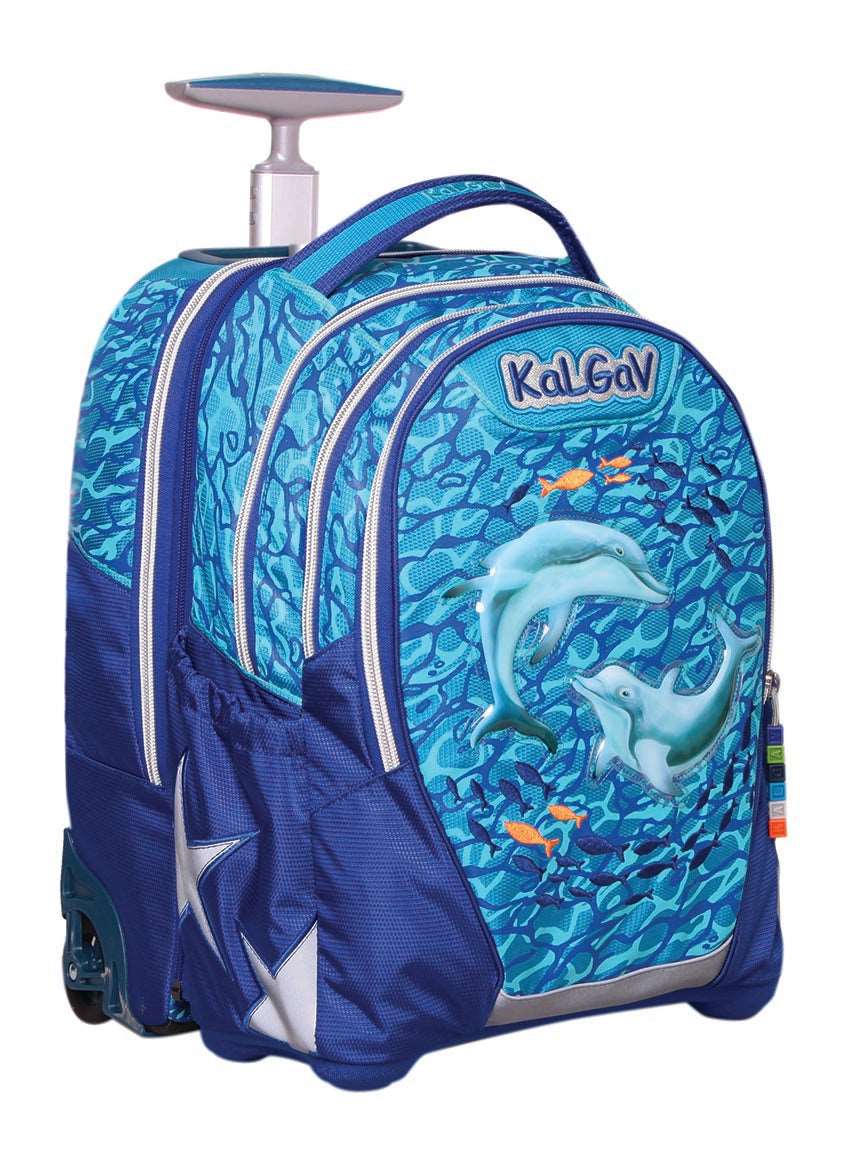 Itrolly תיק דולפינים עם גלגלים