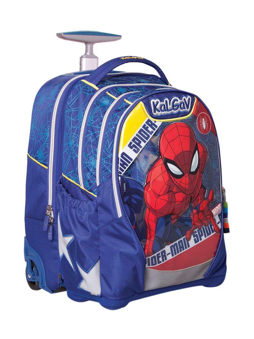 Itrolly תיק קל גב ספיידרמן עם גלגלים