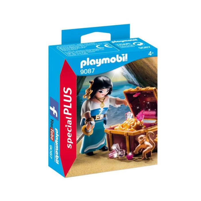 פליימוביל 9087 פיראטית עם תיבת אוצר-zrizi toys