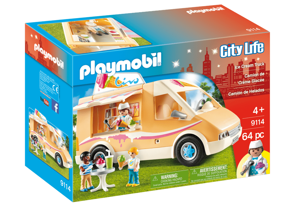 פליימוביל 9114 אוטו גלידה-zrizi toys