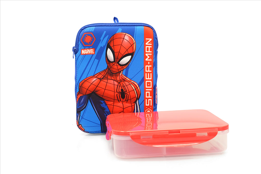 תיק אוכל קל גב עם כיסוי תרמי ספיידרמן