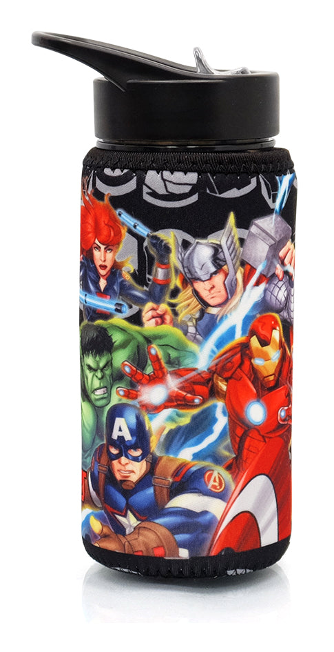 בקבוק שתייה הנוקמים עם כיסוי תרמי