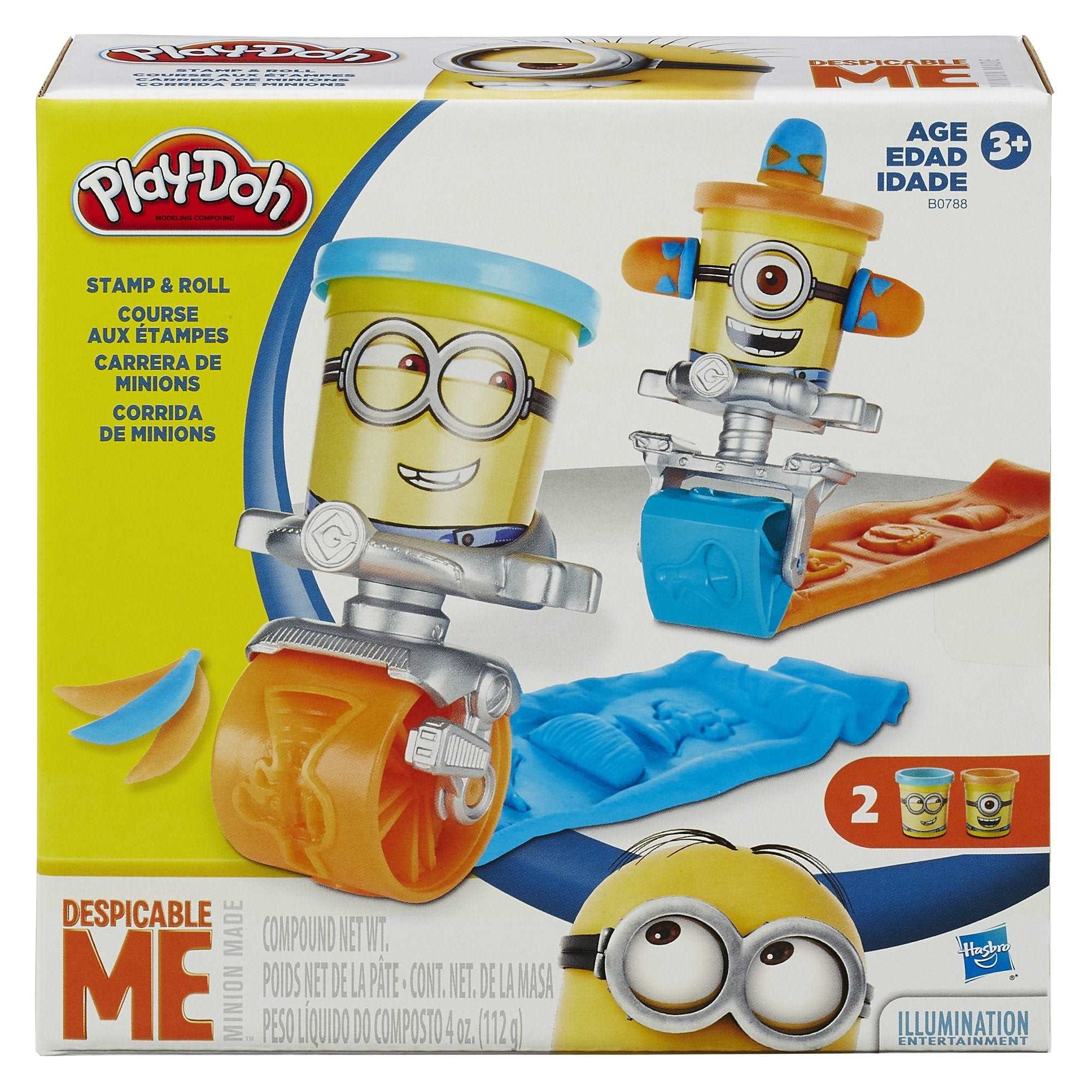 בצק לילדים פליידו play doh חותמות מיניונים