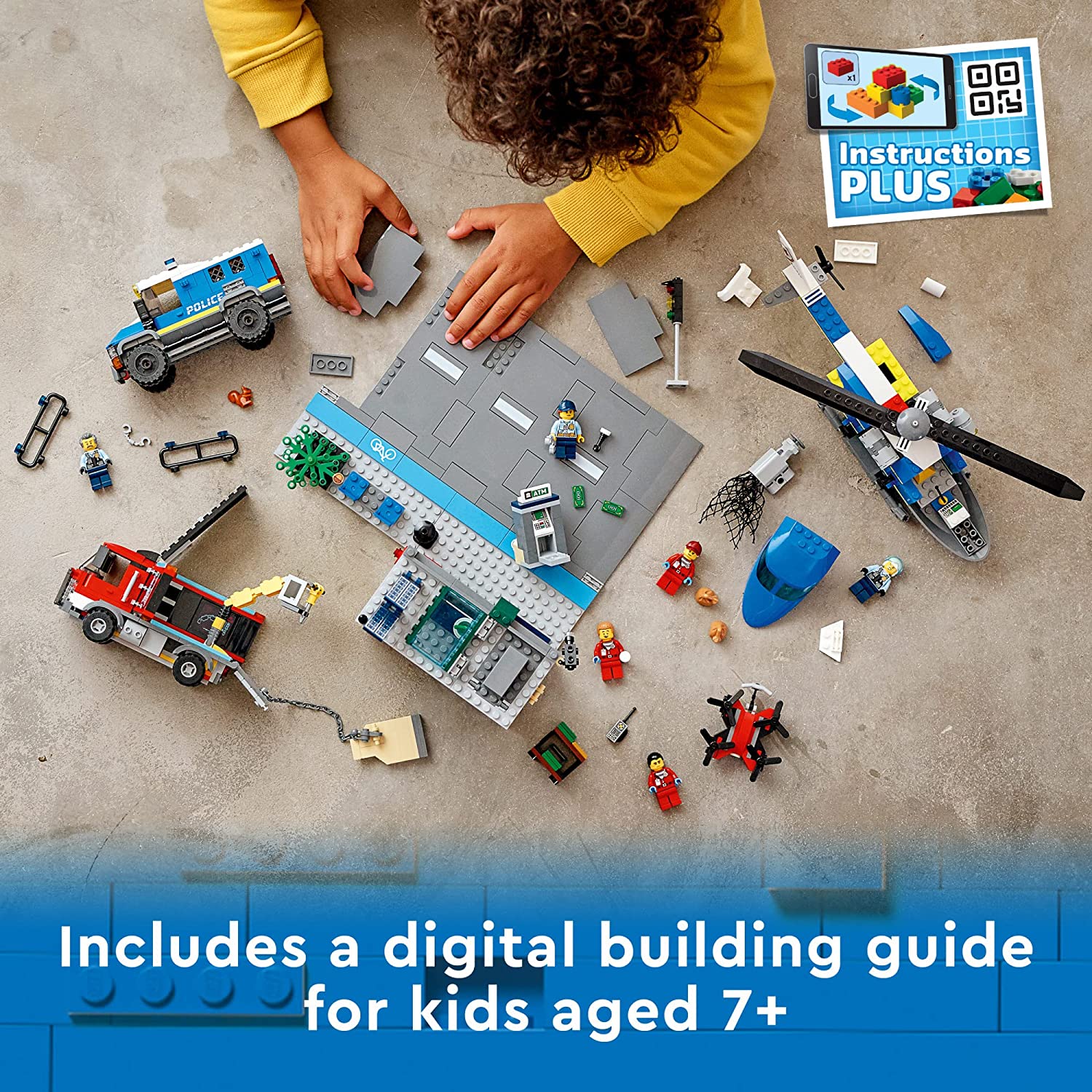 לגו 60317 סיטי מרדף משטרתי בבנק