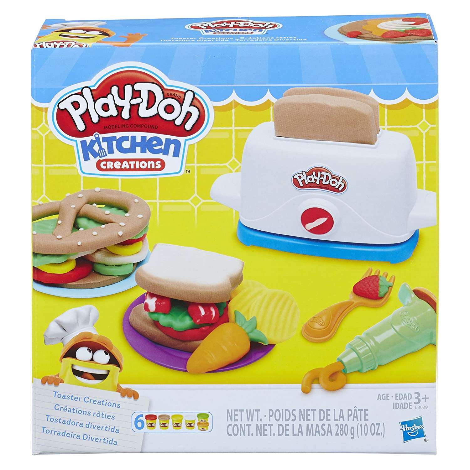 בצק לילדים פליידו play doh טוסטר