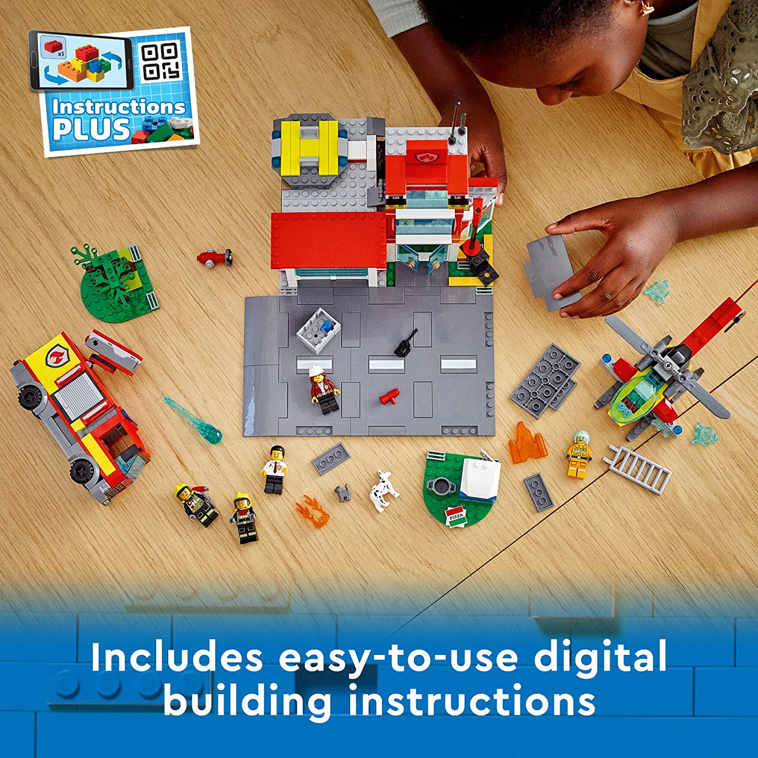 לגו סיטי 60320 תחנת כיבוי אש