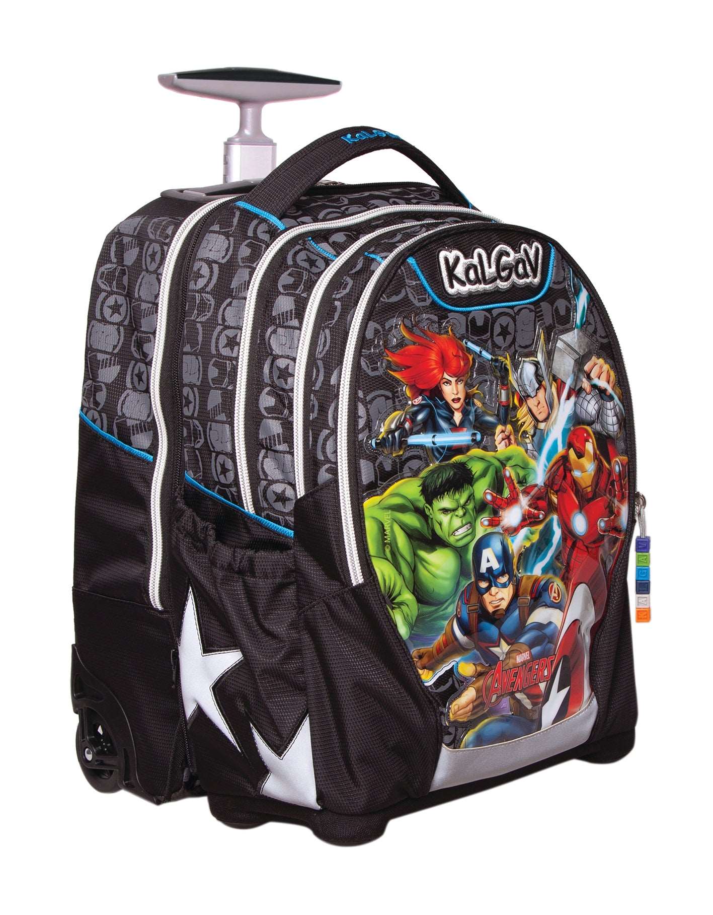 Itrolly תיק קל גב הנוקמים עם גלגלים