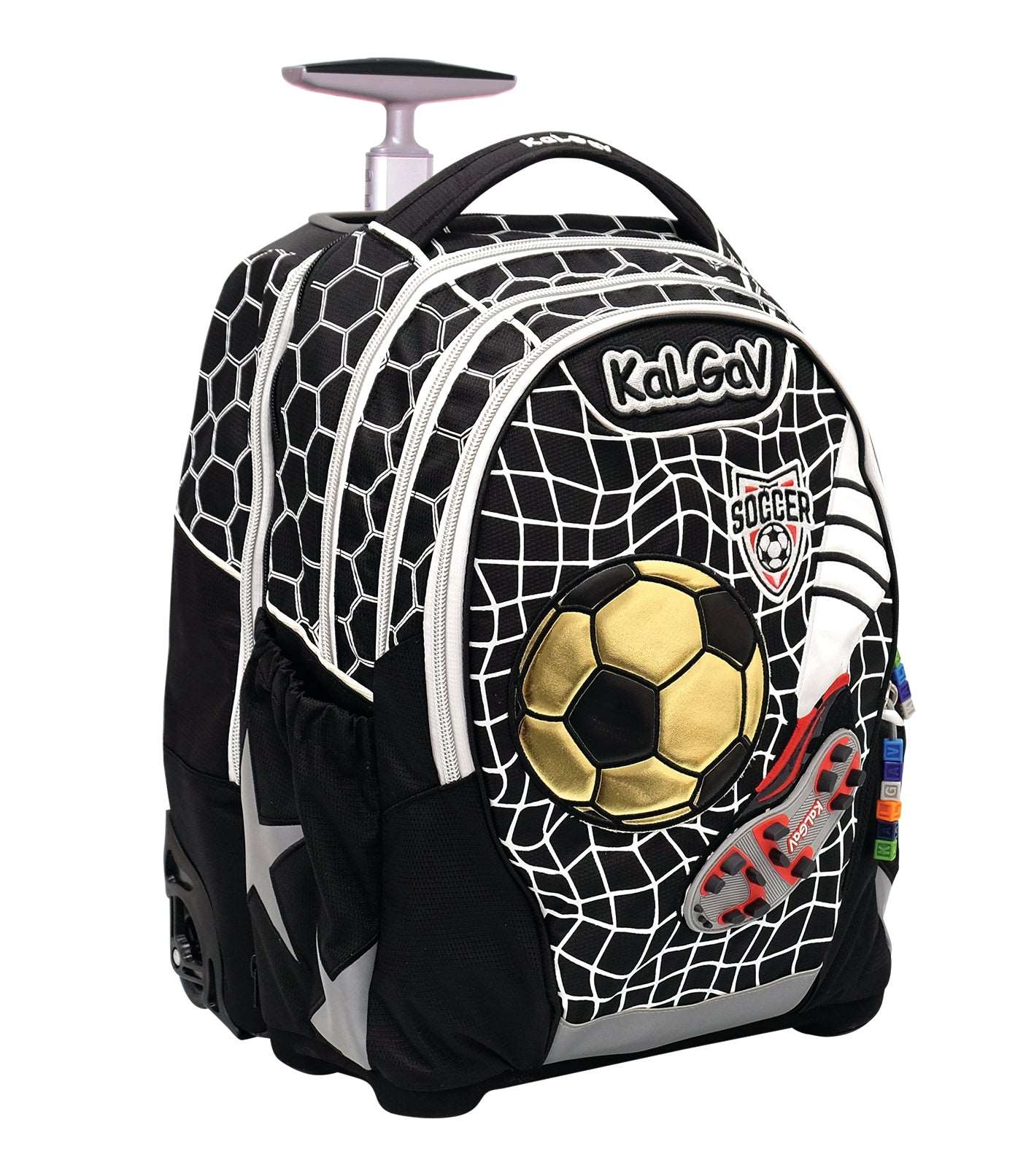 Itrolly תיק קל גב כדורגל עם גלגלים