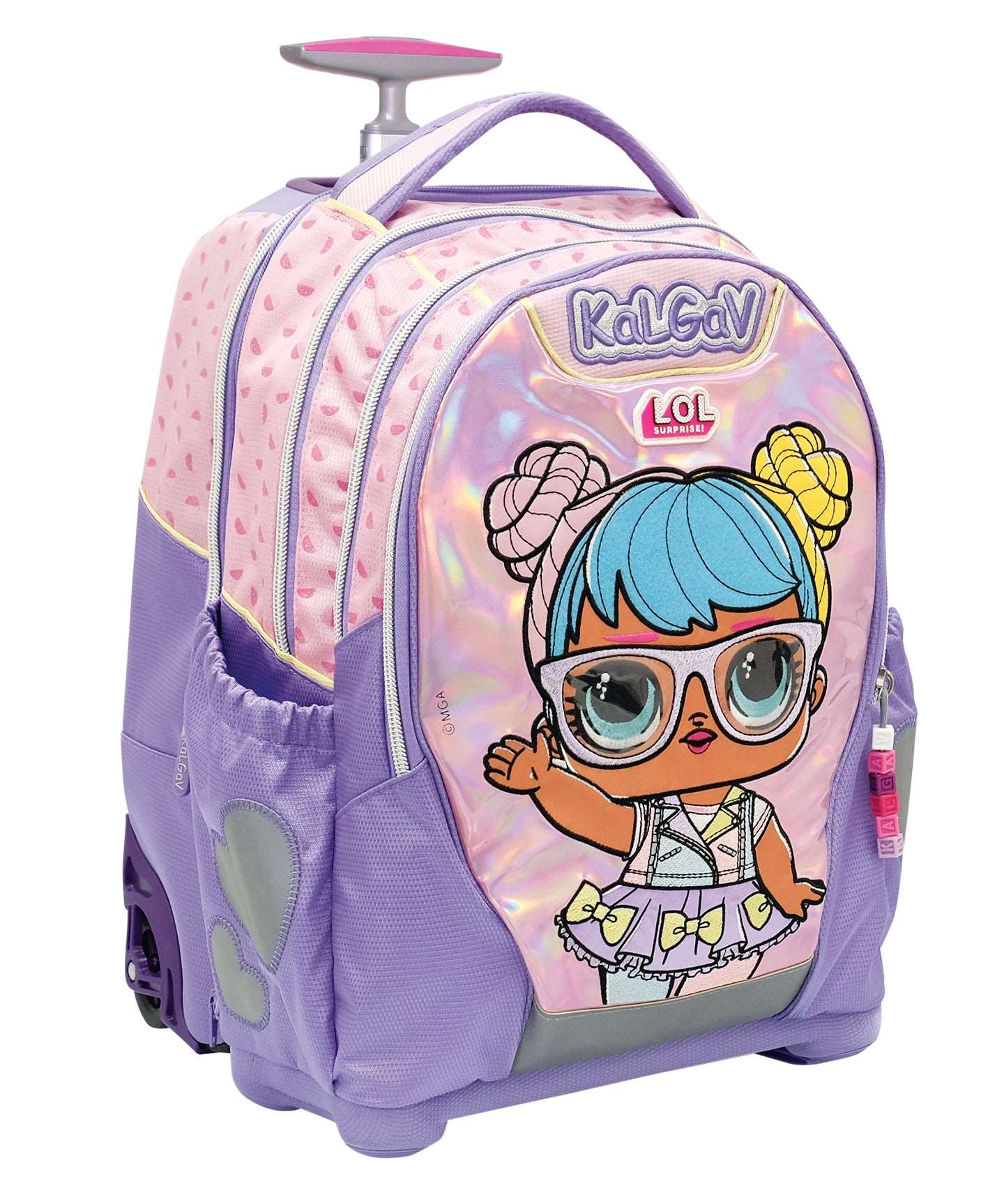 Itrolly תיק קל גב לול עם גלגלים