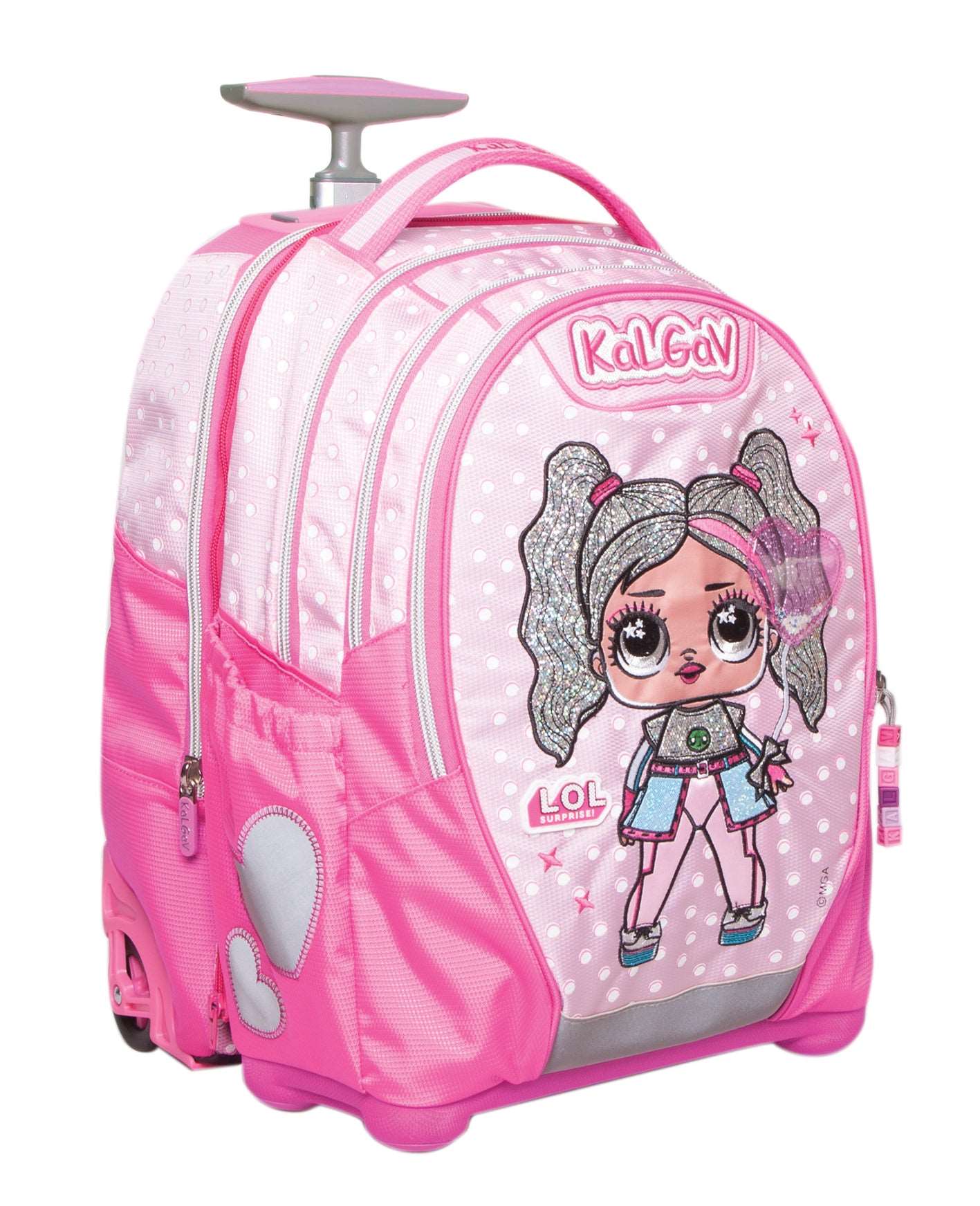 Itrolly תיק קל גב לול עם גלגלים