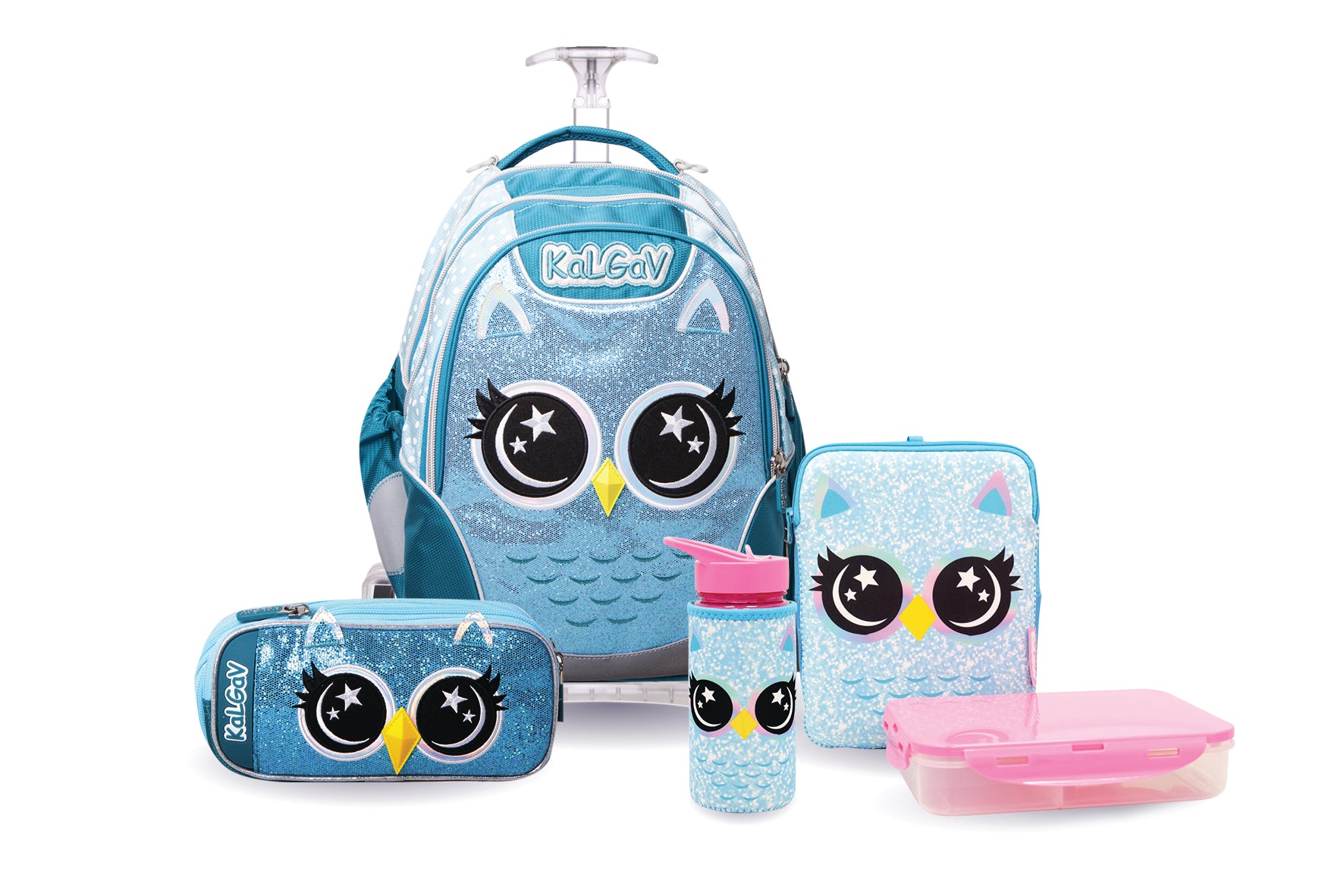 סט מלא Xbag trolly תיק ינשוף עם גלגלים