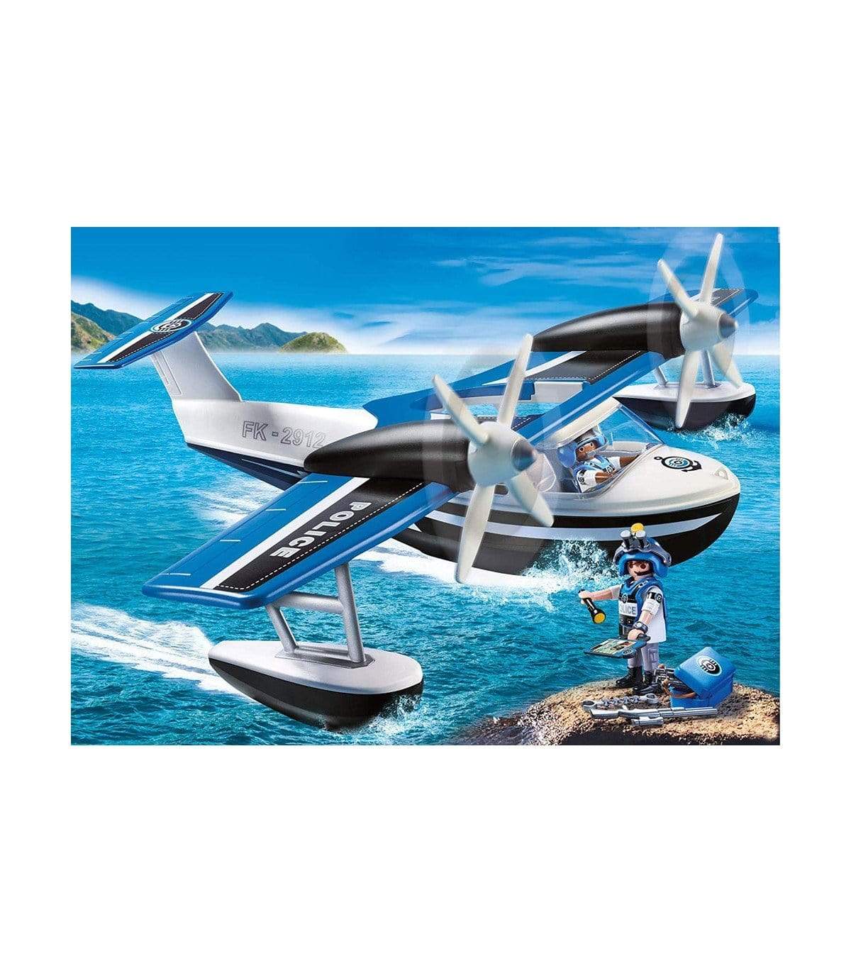 פליימוביל 9436 מטוס משטרה ימי - zrizi toys